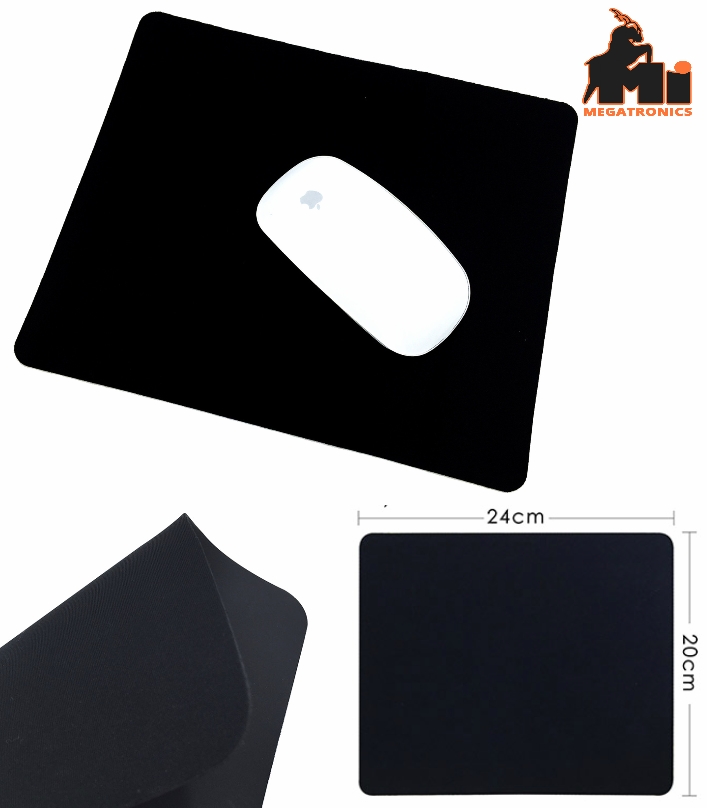 Black mouse pad neoprene mouse pad