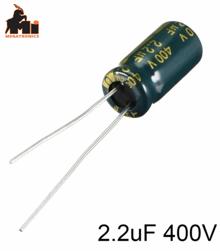 400V 2.2UF electrolytic capacitor 6*12MM