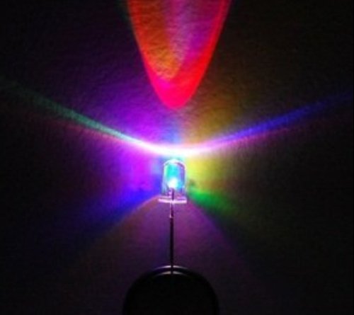 5mm RGB LED auto color changing flashing light