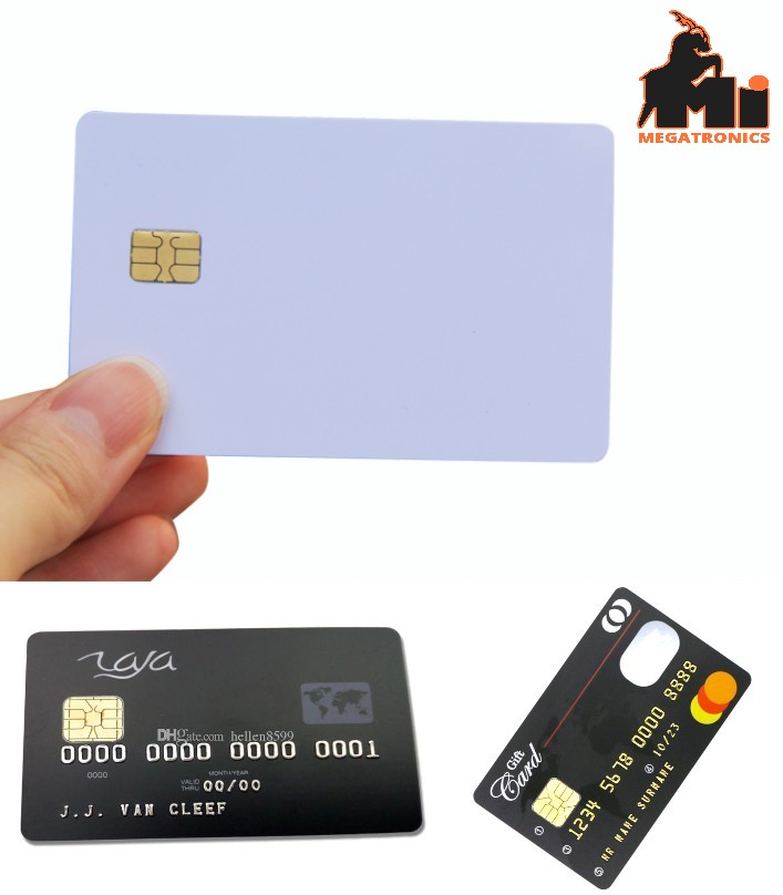 RFID PVC Contact Card SLE4428 4442 Chip Smart IC Card 4428