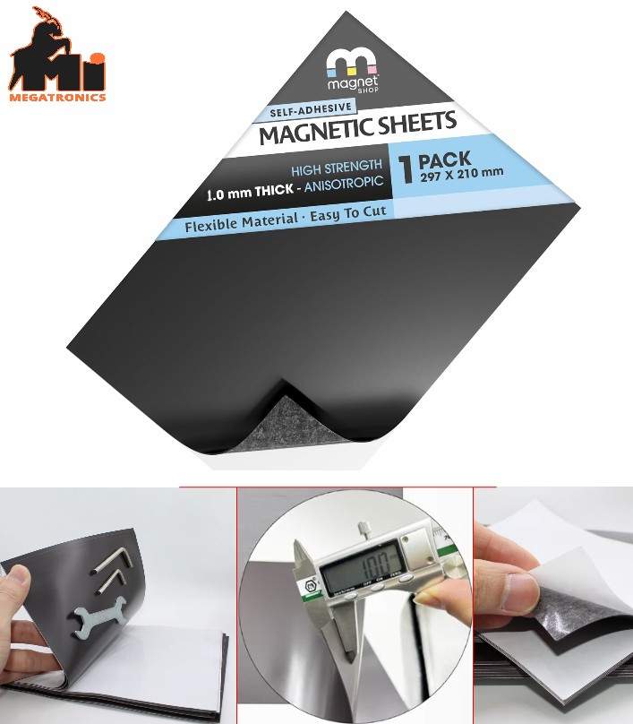 A4 Magnetic Self-Adhesive Rubber Steel Sheets Surface ferrous sheet