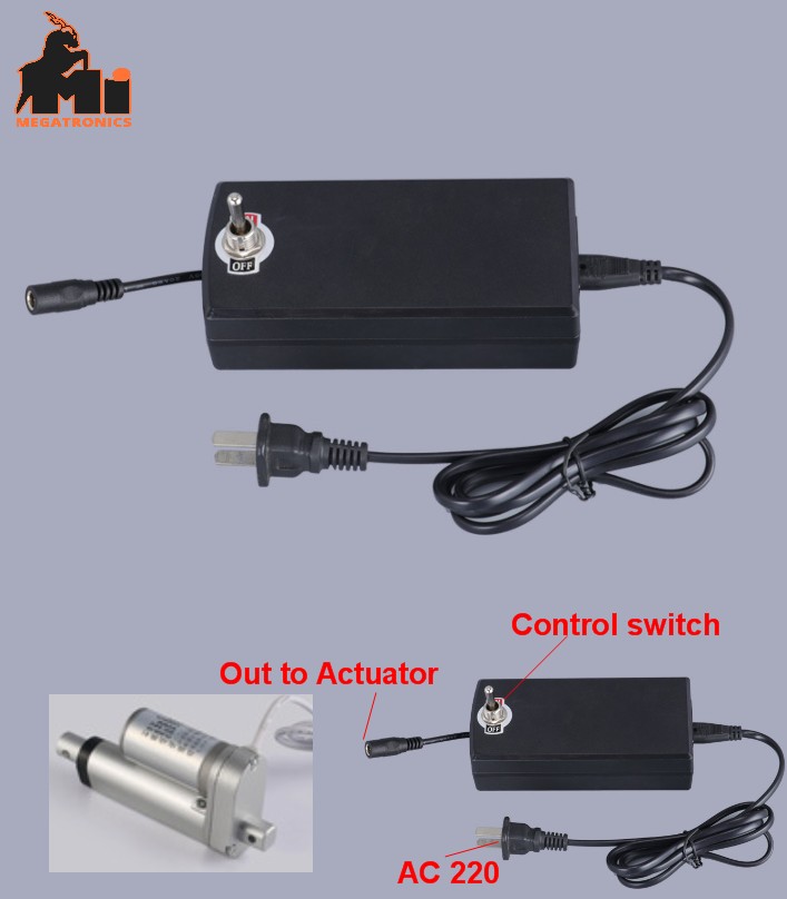 12V 3A Linear actuator push rod controller manual forward reverse power push rod