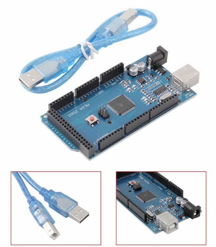 Arduino Mega 2560 R3 with USB cable (clone)