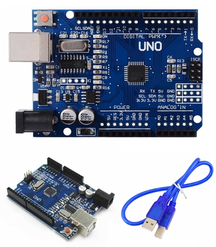  Arduino UNO R3 ATmega328P SMD+USB cable (clone)
