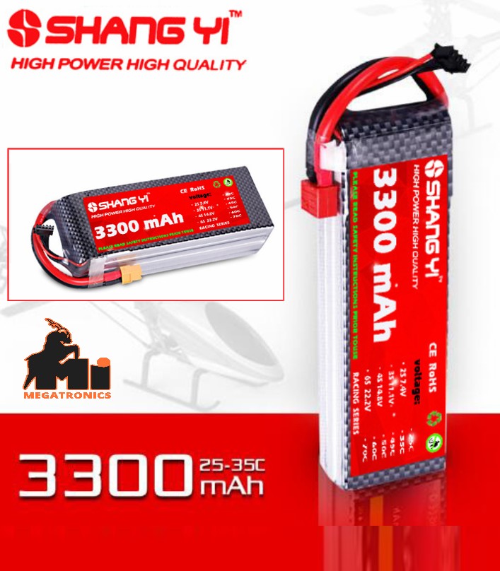 Li-Po Battery 3300mAh 11.1v 3S1P 35C Rechargeable lipo battery
