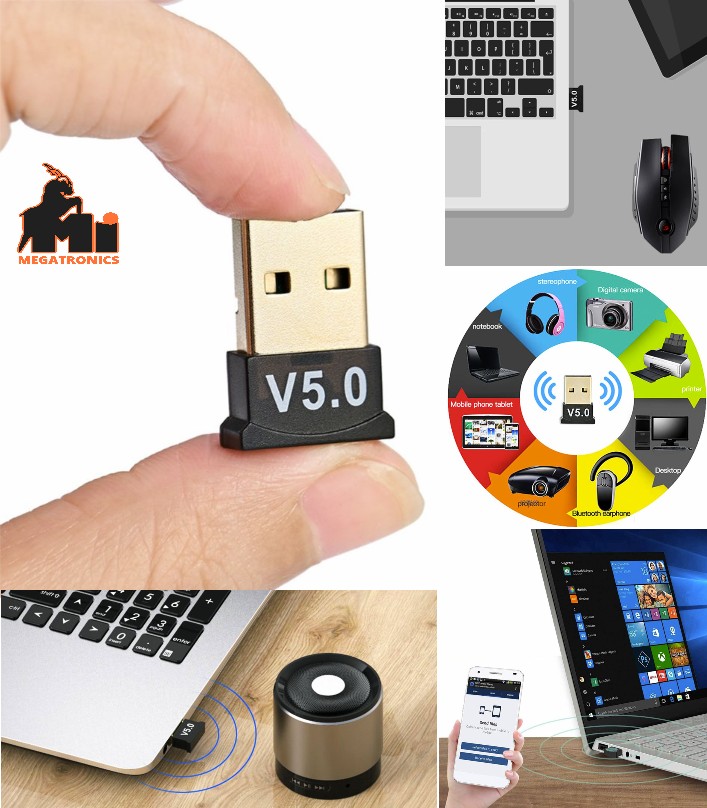 Bluetooth 5.0 usb dongle Adapter Transmitter Wireless Receiver Audio Dongle Send