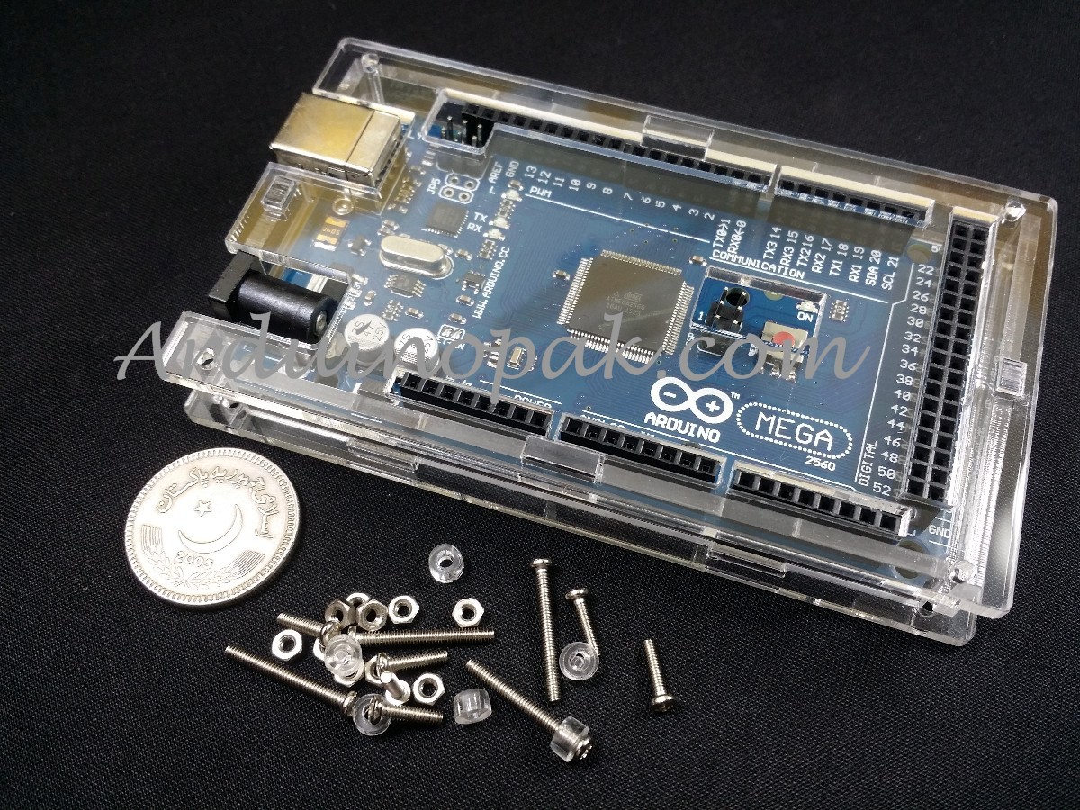 arduino Mega2560 Case Enclose Transparent Acrylic 