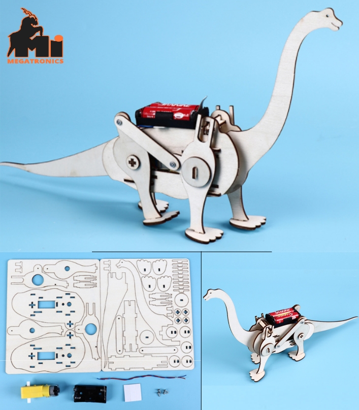 STEM Creeping Robot Mechatronics experiment science Kit DIY toy