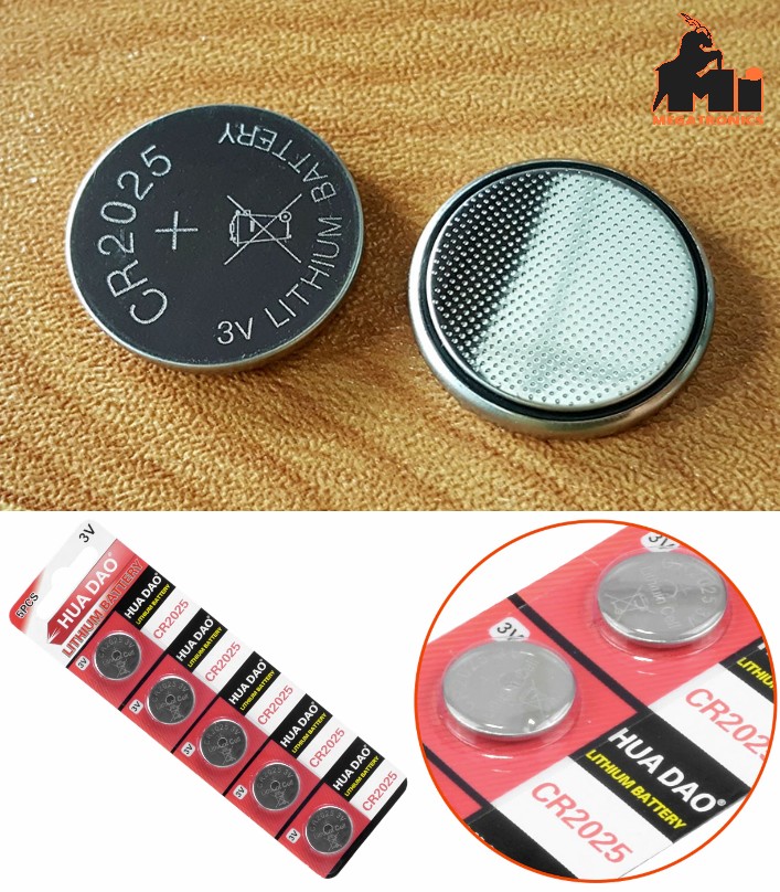 5pcs 3V Button Battery CR2025 DL2025 BR2025 KCR2025 coin Cell Lithium Battery CR
