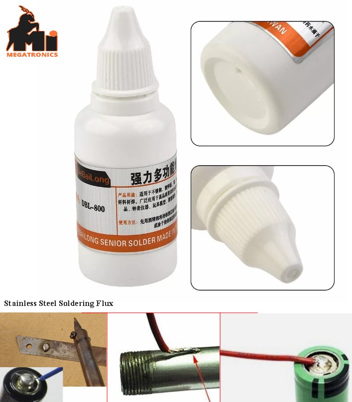 DBL-800 35ml Stainless Steel Liquid Soldering Flux soldering iron paste welding 