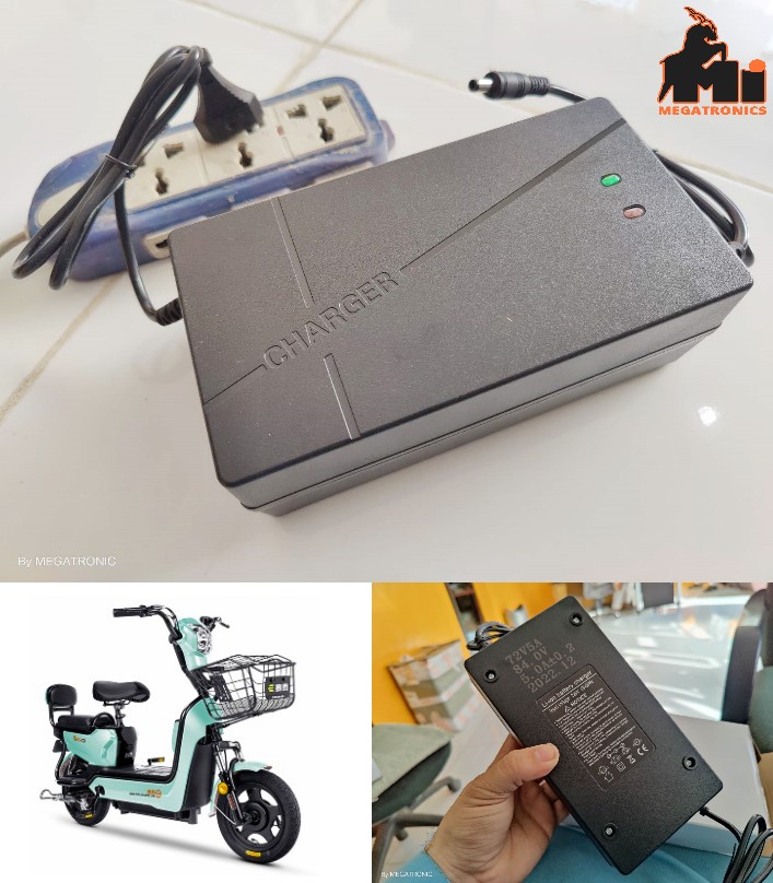 72V-84V 5A Ebike Electric bicycle charger lithium battery smart charger