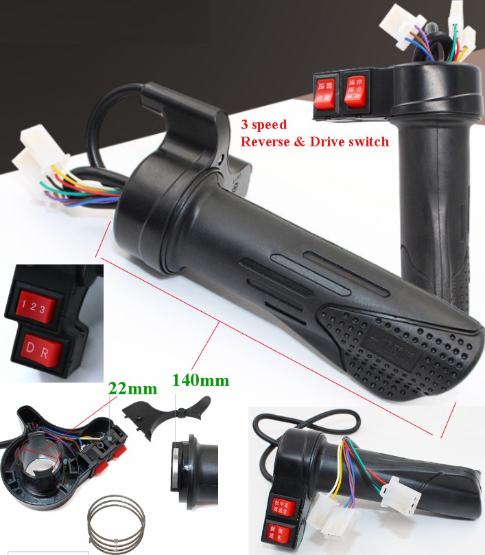 Electric Bicycle throttle handle switches Ebike