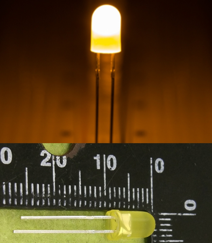 5mm LED yellow High intensity