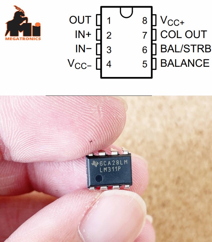 LM311P LM311 DIP-8 Differential voltage Comparator IC