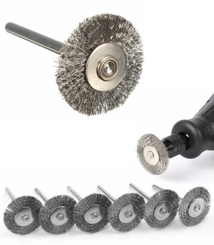 22mm Steel wire wheel Brush rotary Grinder drill