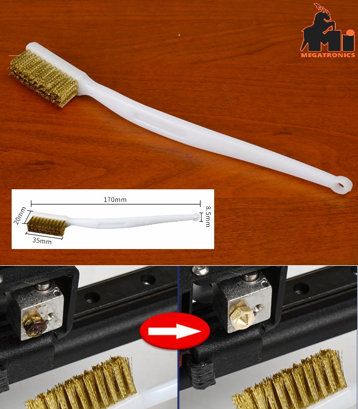cleaning brush rust removal copper wire nozzle cleaning brush encryption print h
