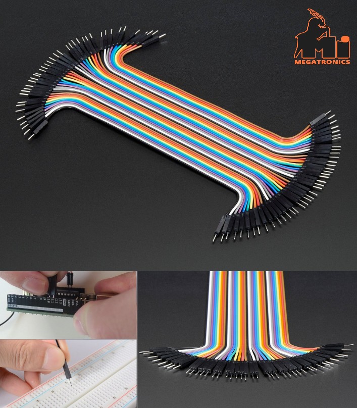 20cm Dupont Male to Male line jumper wires cable breadboard projects