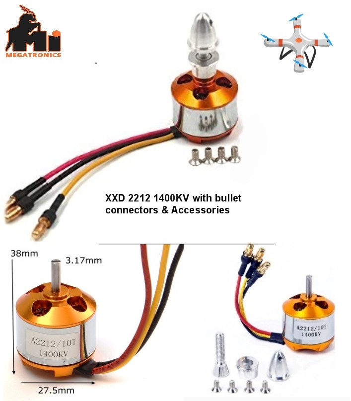 A2212 1400KV Outrunner Bruhless motor + Parts BLDC motor