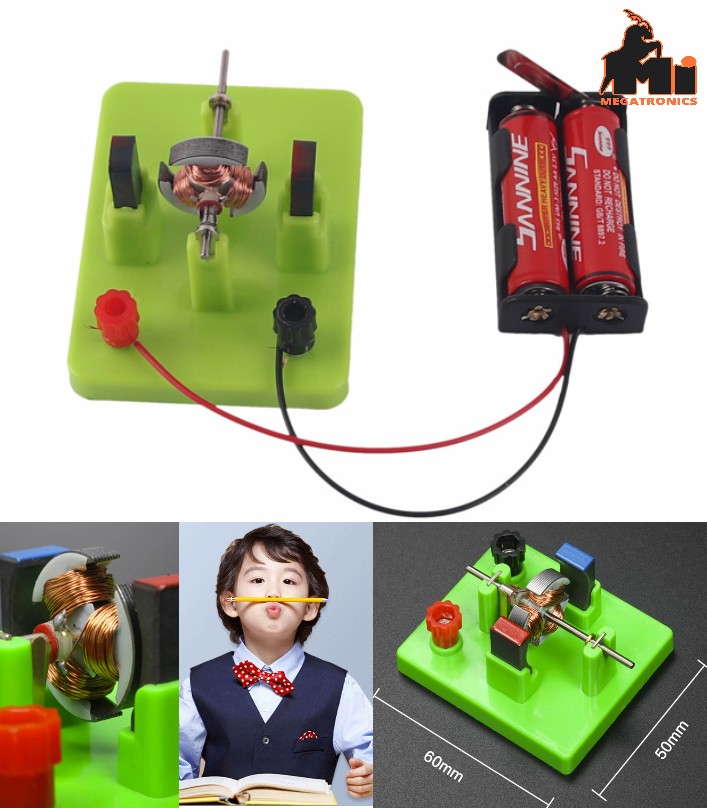 STEM DIY DC Electrical Motor Model Physics Experiment school learning Toy