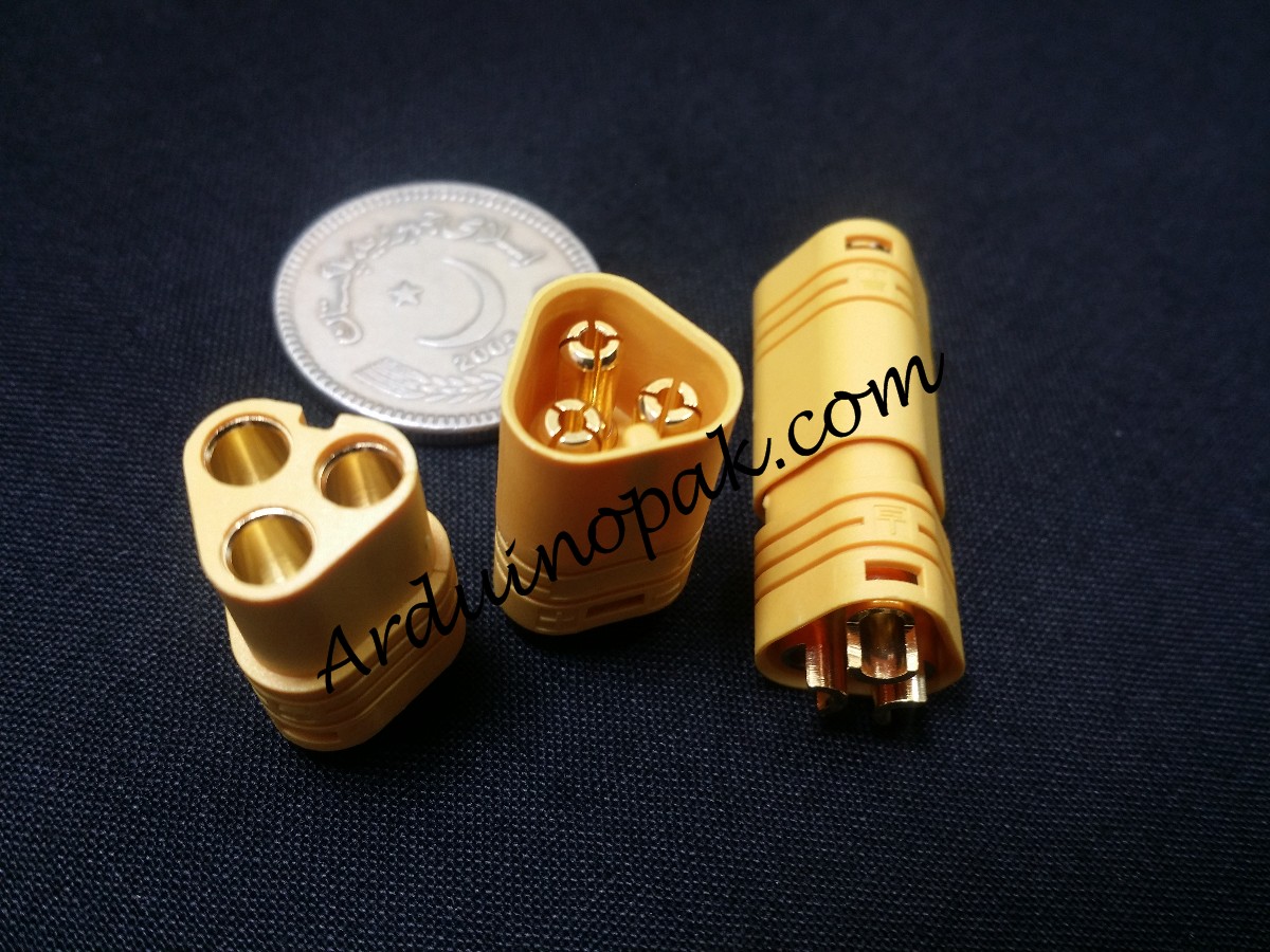 3 pin MT60 3.5mm Motor Connector male female pair 
