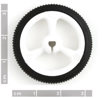 N20 motor rubber wheel diameter 34mm white