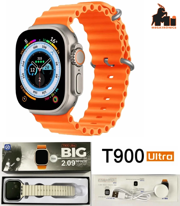 Orange T900 Ultra Smartwatch 2.09 Inch Big Display Bluetooth Series 8 49mm sport