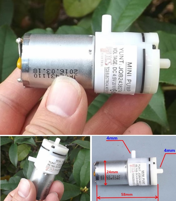 Air Water pump motor DC 4-6V self-priming vacuum