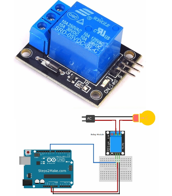 5V Relay Module for Arduino PIC 8051