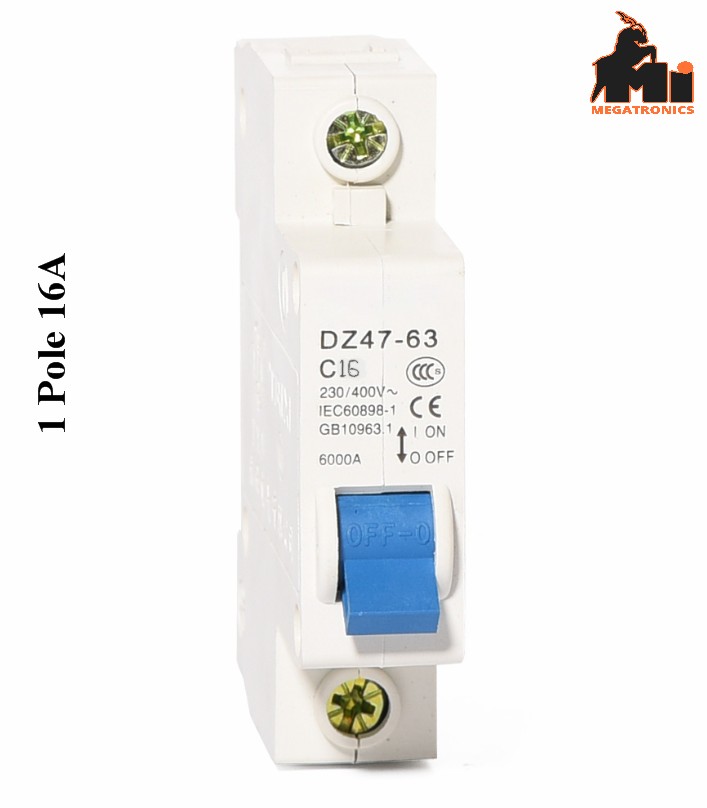 Miniature Circuit breaker DZ47-63 1P 16A protection