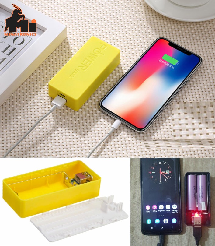 Power Bank case Box Universal Welding-free Portable 2x18650 Battery Mobile Charg