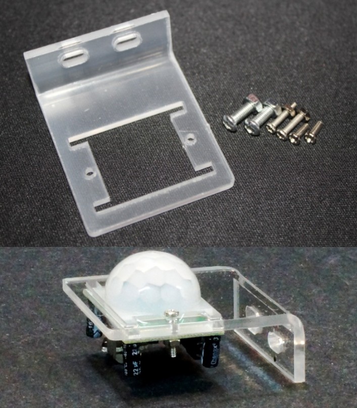 HC-SR501 PIR Sensor Mounting Bracket case holder