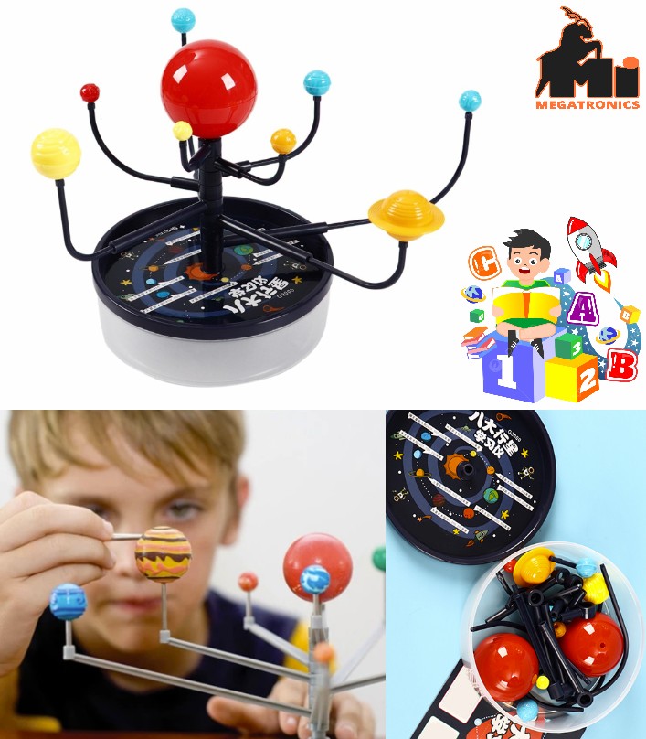 solar system planetarium DIY science model Astronomical toy 8 planets STEM