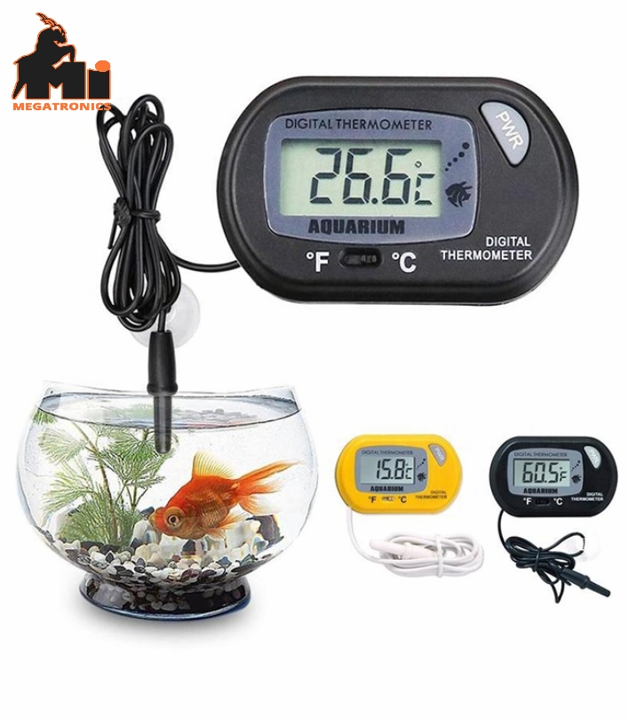 ST-3 Aquarium Temperature Thermometer Sensor Meter Swimming Pool C/F Digital Suc
