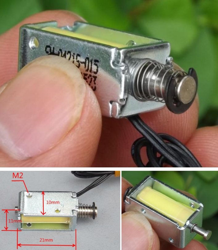 Push-pull solenoid electromagnet DC 5v-12V micro stroke 4mm