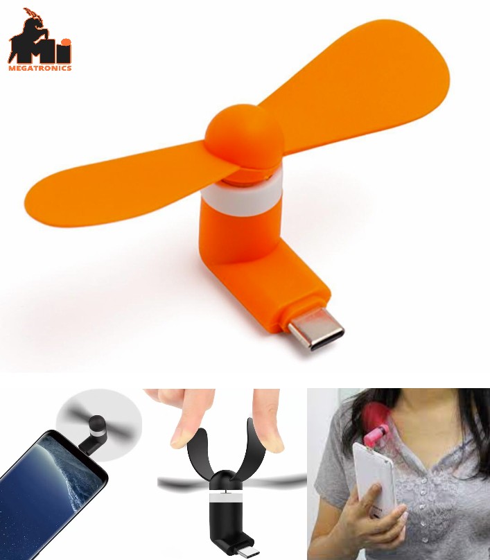 Type-C Mini USB Phone Fan Portable Cooling Type C Mini USB smartphone Fan USB Fa