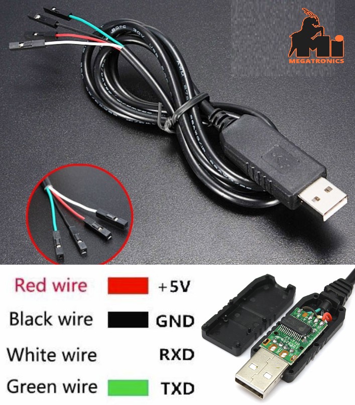 USB To RS232 TTL PL2303HX 1M Cable Adapter UART cable Module