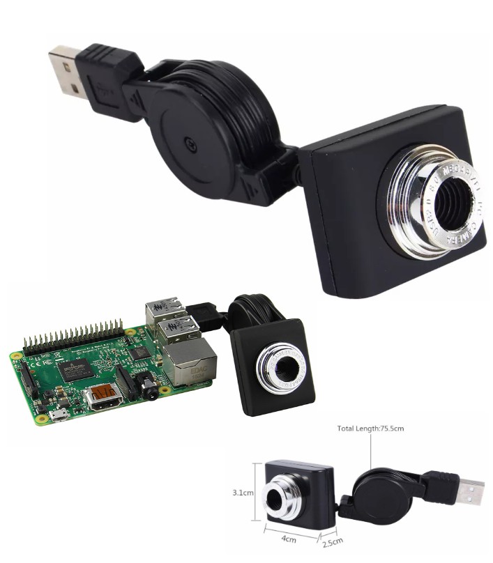 All Raspberry Pi USB Camera No Drivers Require