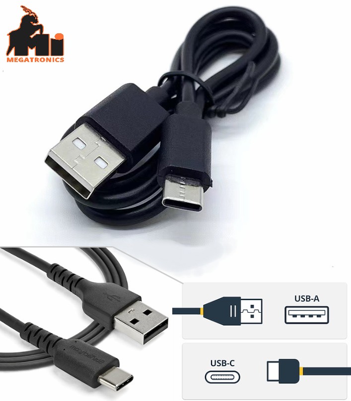 3.3ft  1M USB-A to USB-C type C Fast Charging Cable 3A USB 2.0 copper
