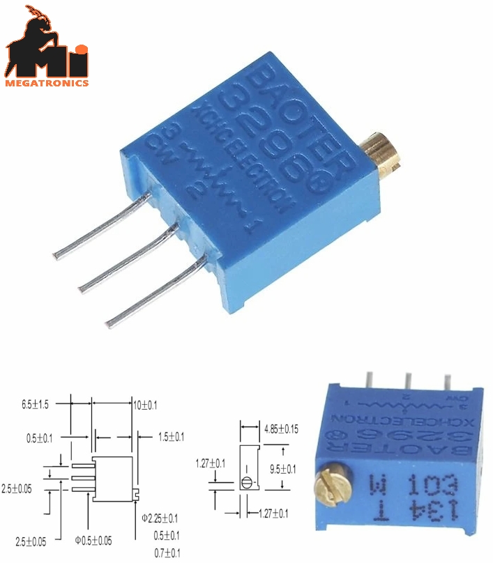  3296 Trimpot 10k High Precision variable resistor potentiometer Trimmer