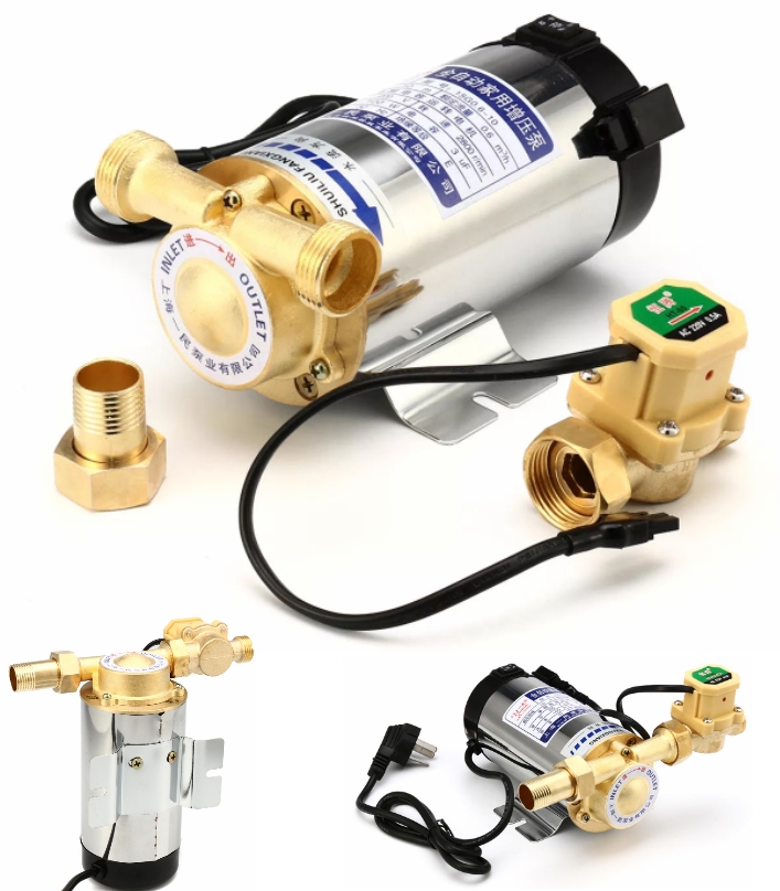 100W Water Pressure Booster Pump Shower Home Electric Automation