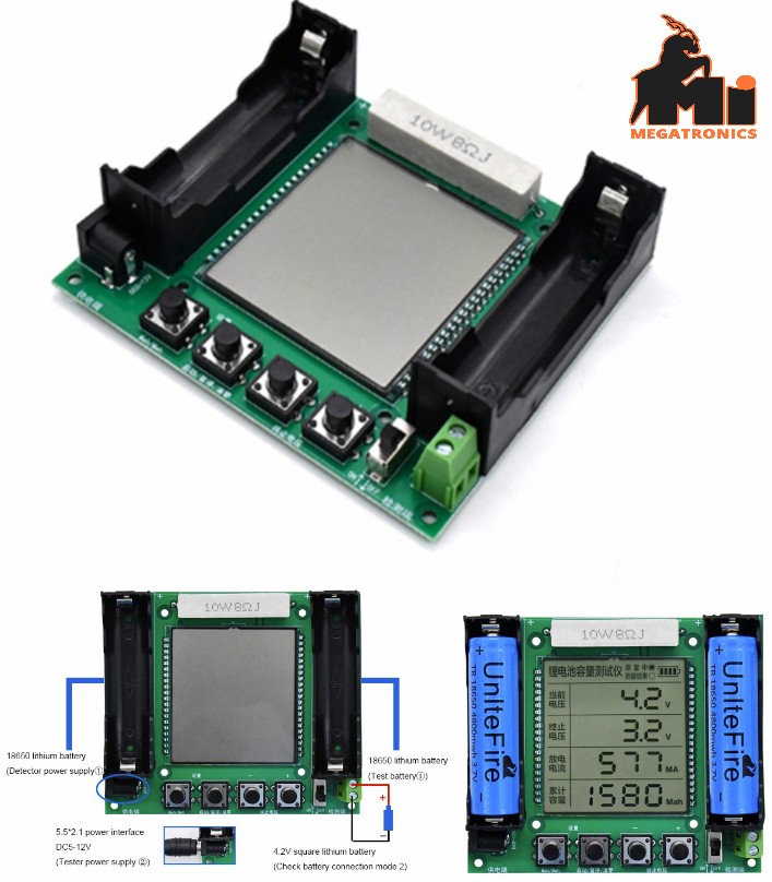 XH-M239 18650 Lithium Battery Capacity Tester MaH/mwH Digital Battery Measuremen