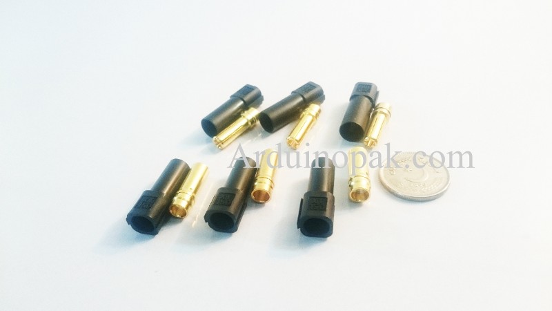 XT150 (6mm) Gold Plated Connectors for Battery ESC