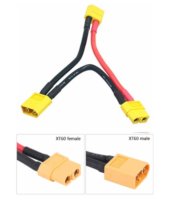 XT60 Series Battery Connector Cable wire delta Extension