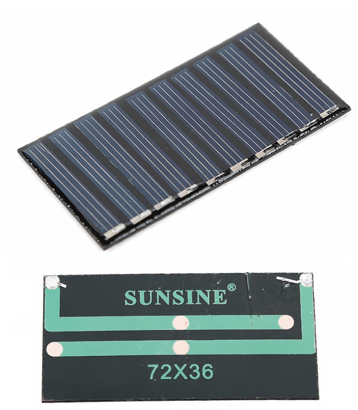 Small Solar Panel 5 to 5.5V 0.22W Monocrystalline 